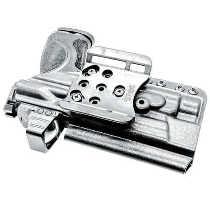 Smith & Wesson M&P M2.0 Metal HD/Competitor and Streamlight TLR-1 HL or TLR-1 HP Outside Waistband OWB holster with adjustable retention and optic compatibility.