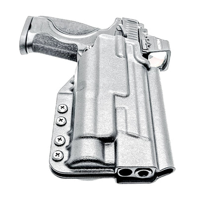 Smith & Wesson M&P M2.0 Metal HD/Competitor and Streamlight TLR-1 HL or TLR-1 HP Outside Waistband OWB holster with adjustable retention and optic compatibility.