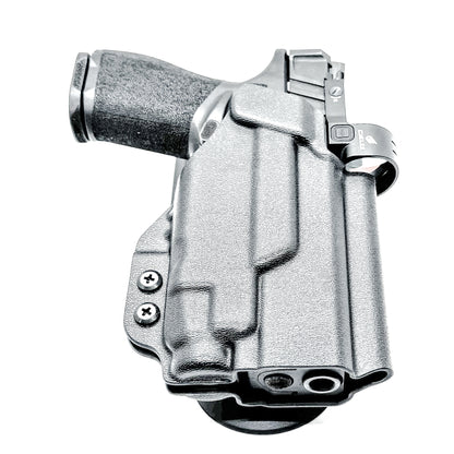 Springfield Echelon 4.0C & Streamlight TLR-7 A & X OWB Duty & Competition holster. Optics-ready, .093 thick material, adjustable retention for USPSA and 3-Gun.