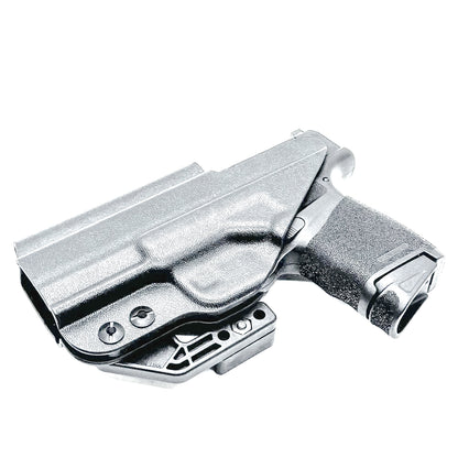 Durable IWB holster for Springfield Armory Hellcat® 3″ Micro-Compact OSP™ .380 ACP Handgun. Adjustable retention, red dot compatible, and made in the USA