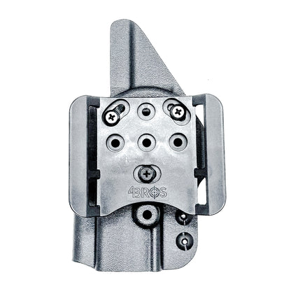 Durable OWB holster for Springfield Armory Hellcat® 3″ Micro-Compact OSP™ .380 ACP Handgun. Optic-ready, adjustable retention, and made in the USA