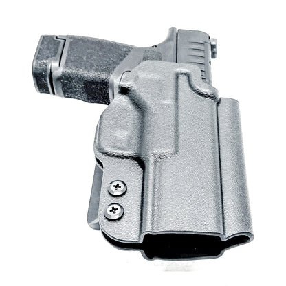 Durable OWB holster for Springfield Armory Hellcat® 3″ Micro-Compact OSP™ .380 ACP Handgun. Optic-ready, adjustable retention, and made in the USA