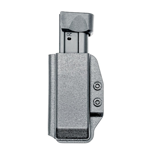 Kydex IWB AIWB appendix inside waistband magazine pouch carrier or holster for the Springfield Armory Prodigy, shop Four Brothers Holsters