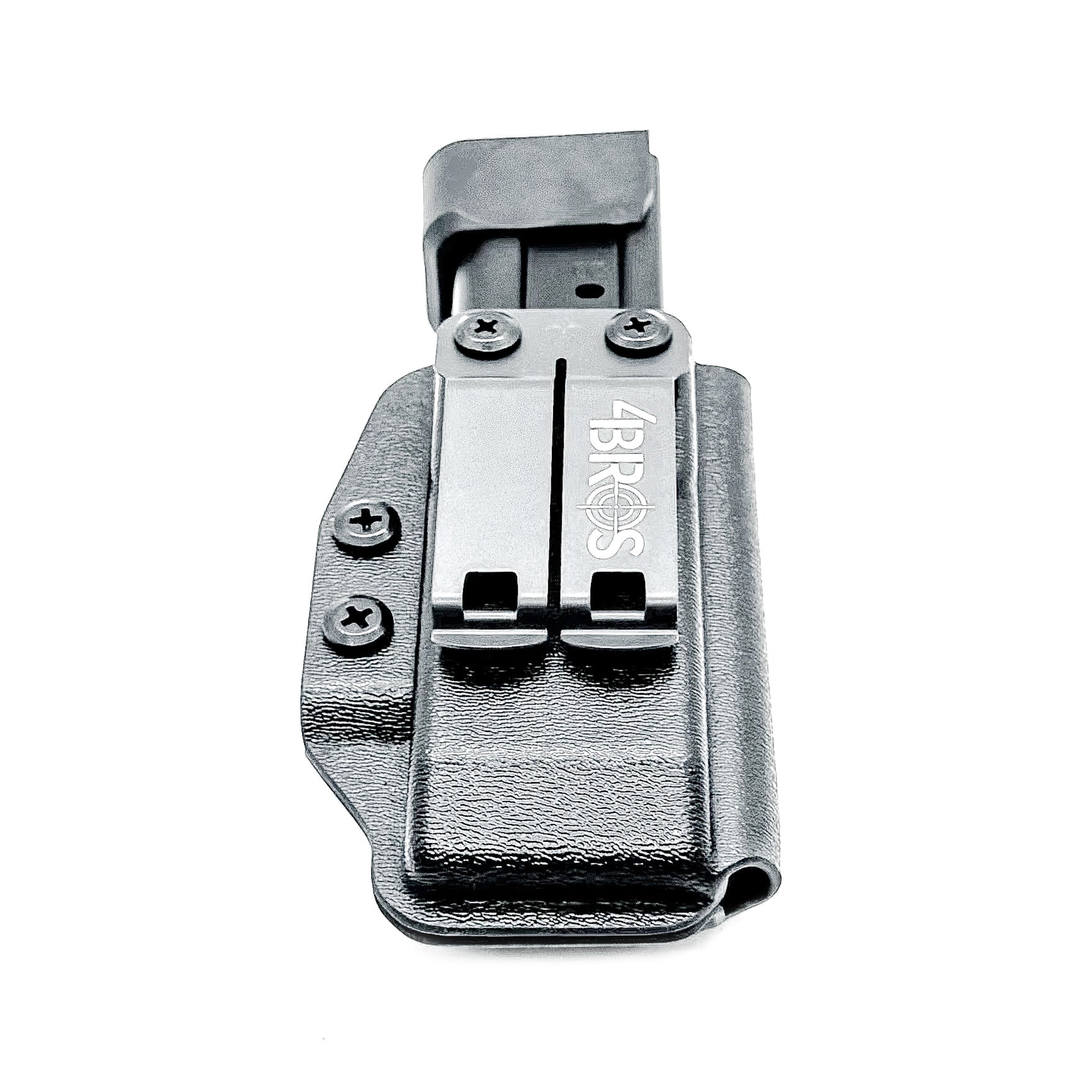 Kydex IWB AIWB appendix inside waistband magazine pouch carrier or holster for the Springfield Armory Prodigy, shop Four Brothers Holsters