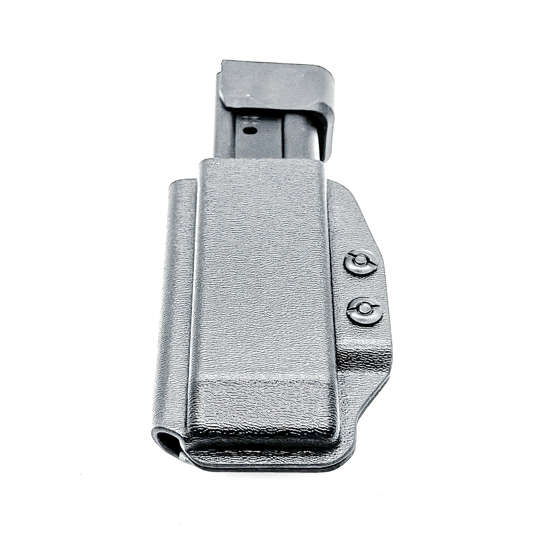 Kydex IWB AIWB appendix inside waistband magazine pouch carrier or holster for the Springfield Armory Prodigy, shop Four Brothers Holsters