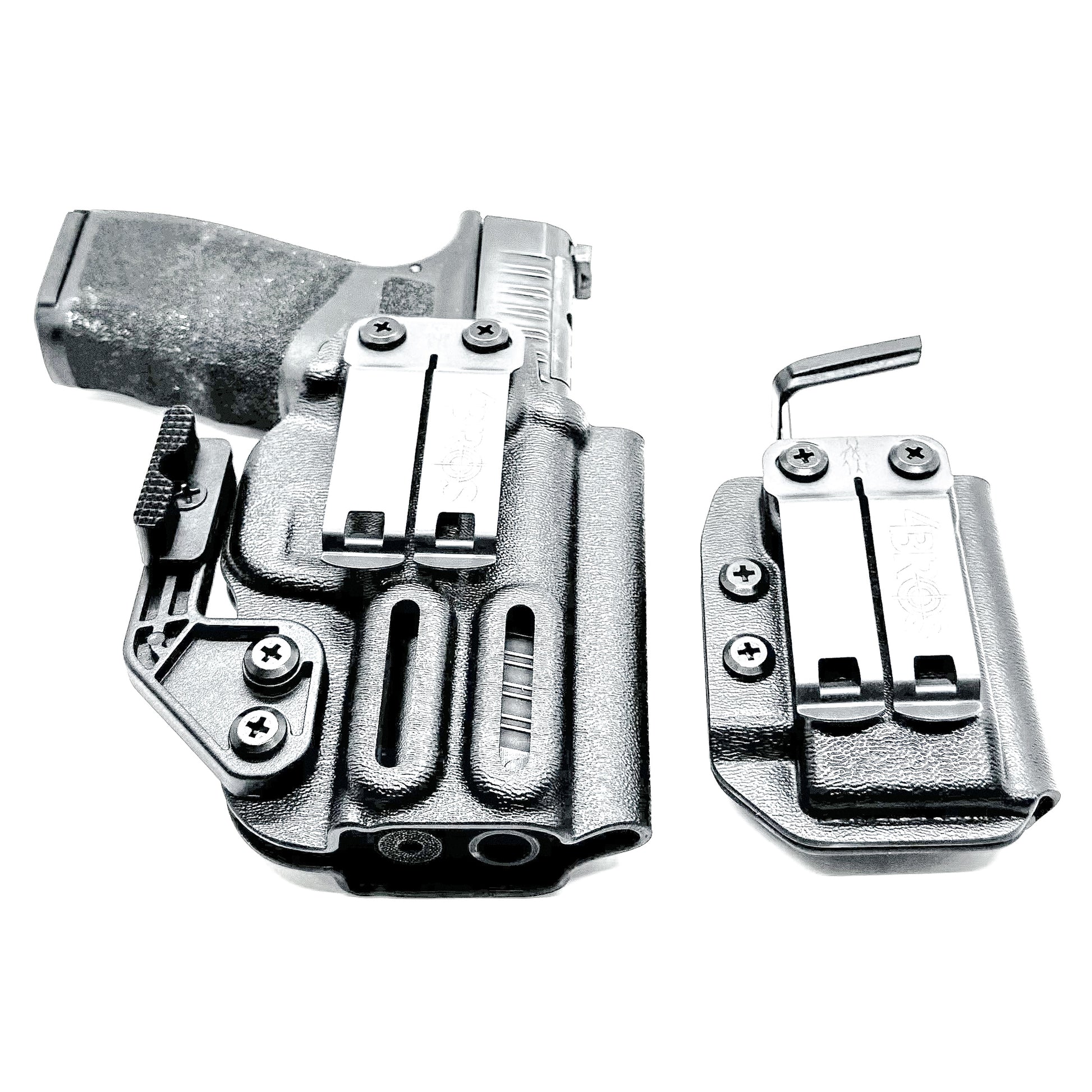 Four Brothers Holsters Inside Waistband IWB & AIWB Holster & Magazine Carrier combo for the Springfield Armory Hellcat Pro