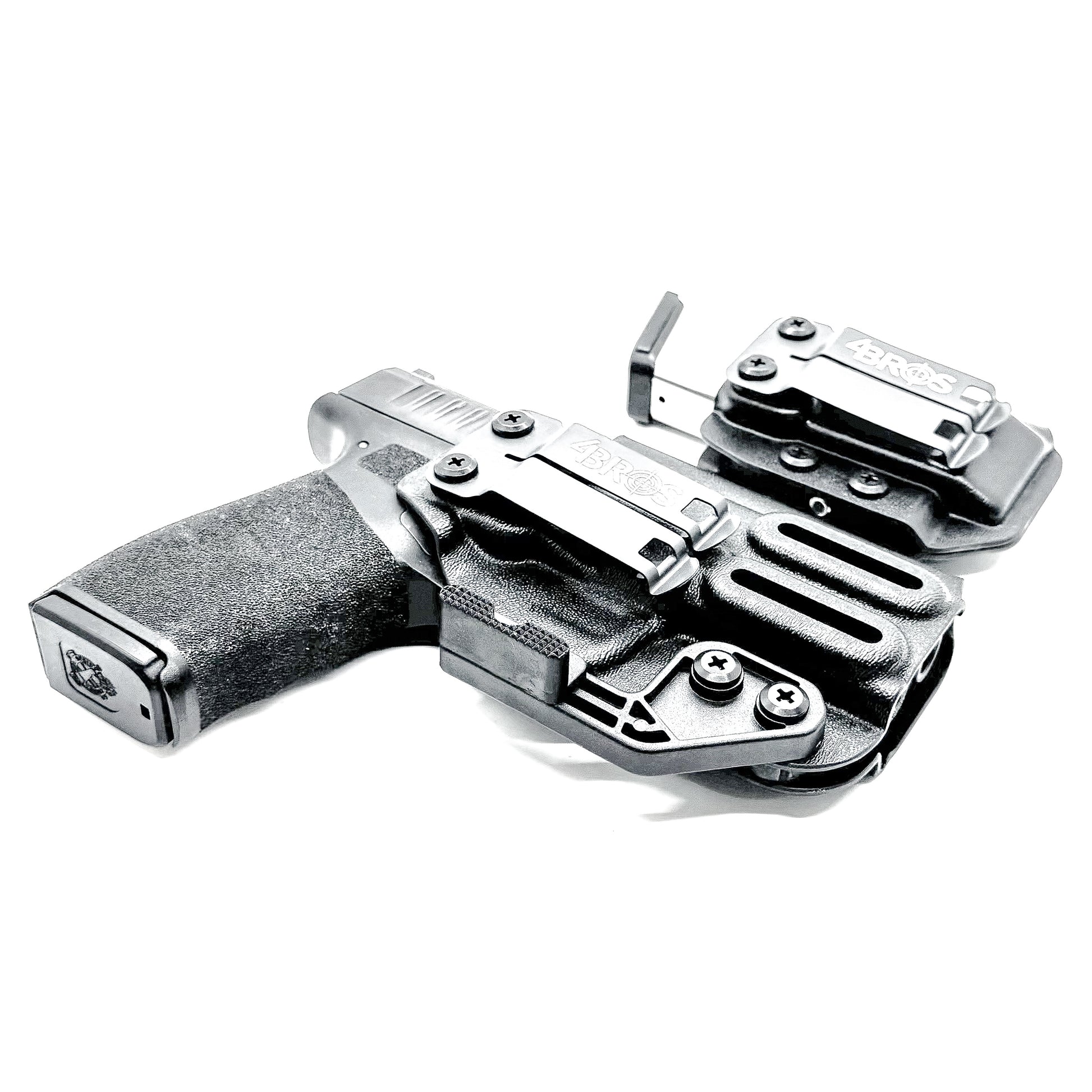 Four Brothers Holsters Inside Waistband IWB & AIWB Holster & Magazine Carrier combo for the Springfield Armory Hellcat Pro