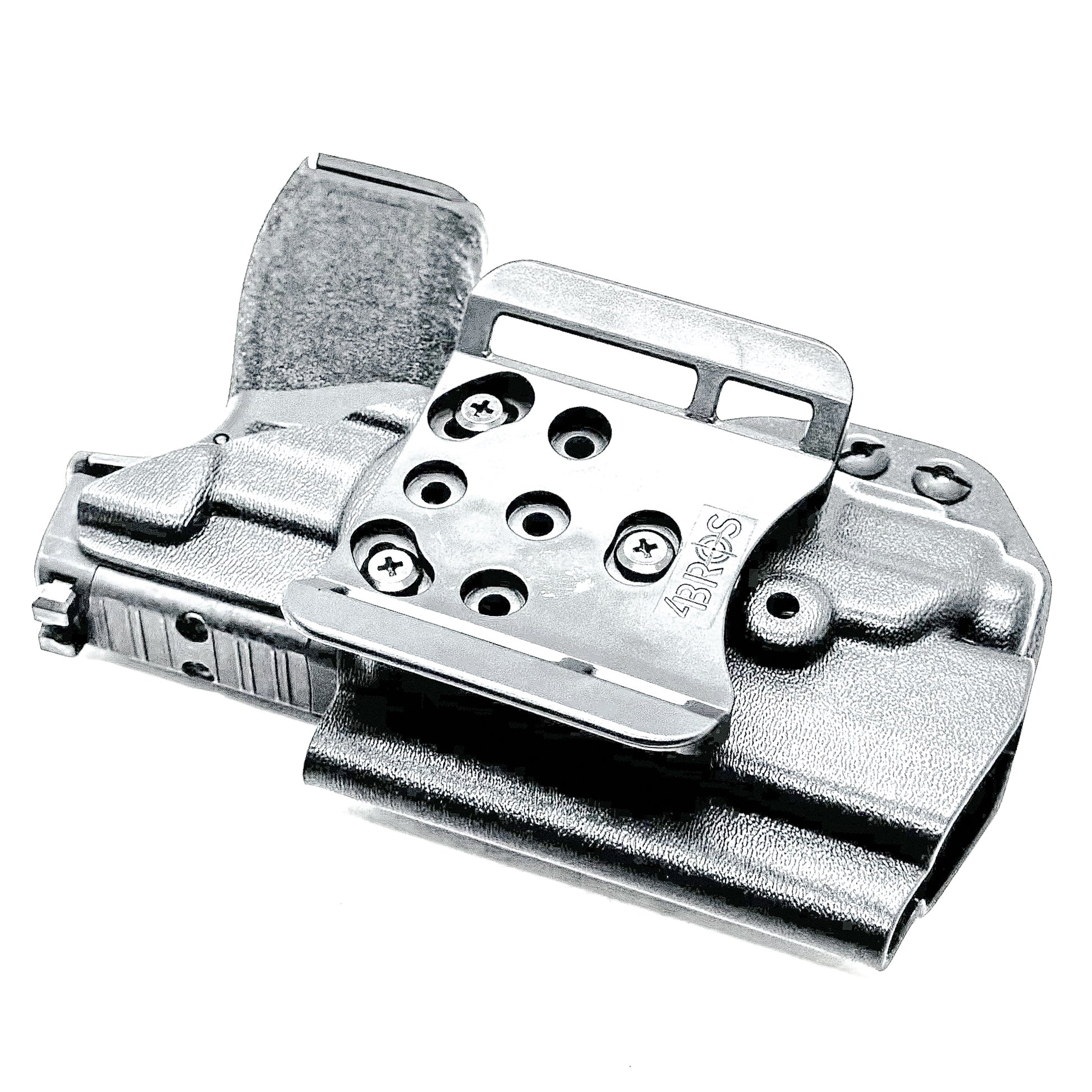 Outside Waistband OWB Holster for the Springfield Hellcat Pro pistol with the Streamlight TLR-8 Sub 1913 light from 4BROS Holsters