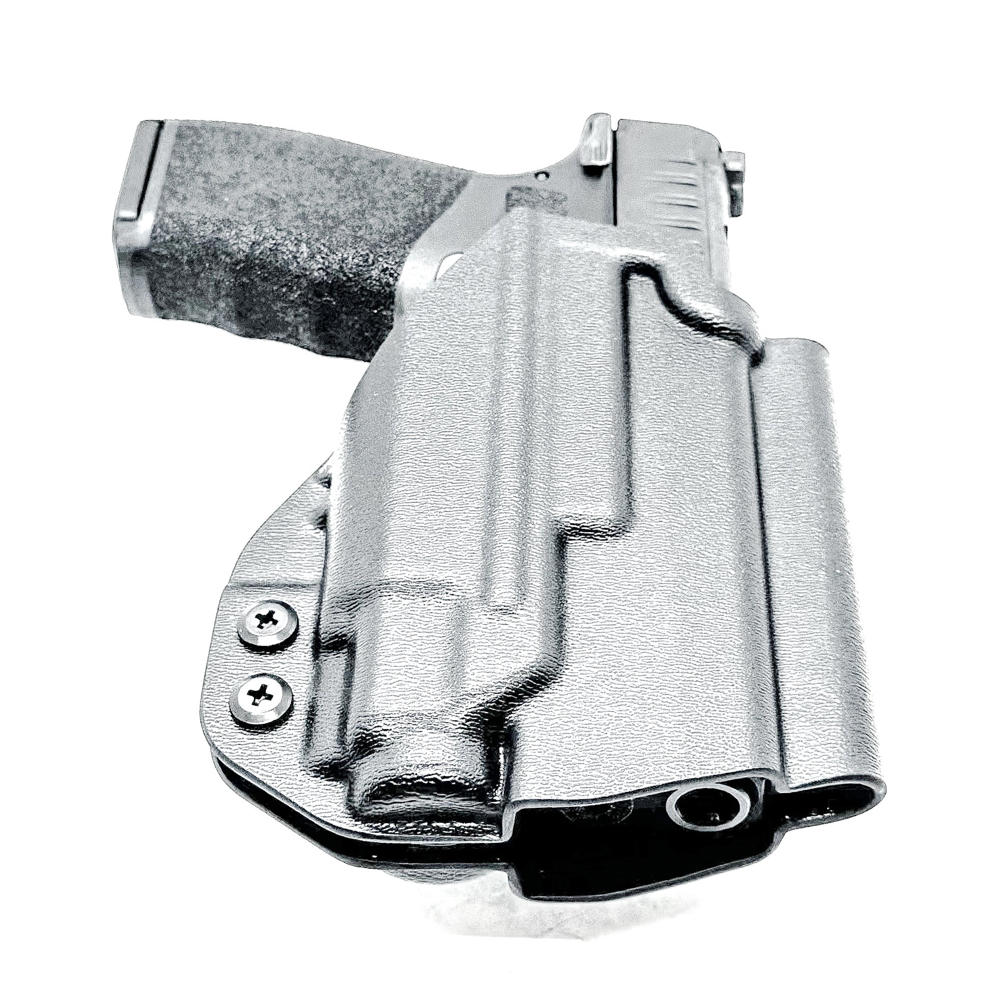 Outside Waistband OWB Holster for the Springfield Hellcat Pro pistol with the Streamlight TLR-8 Sub 1913 light from 4BROS Holsters