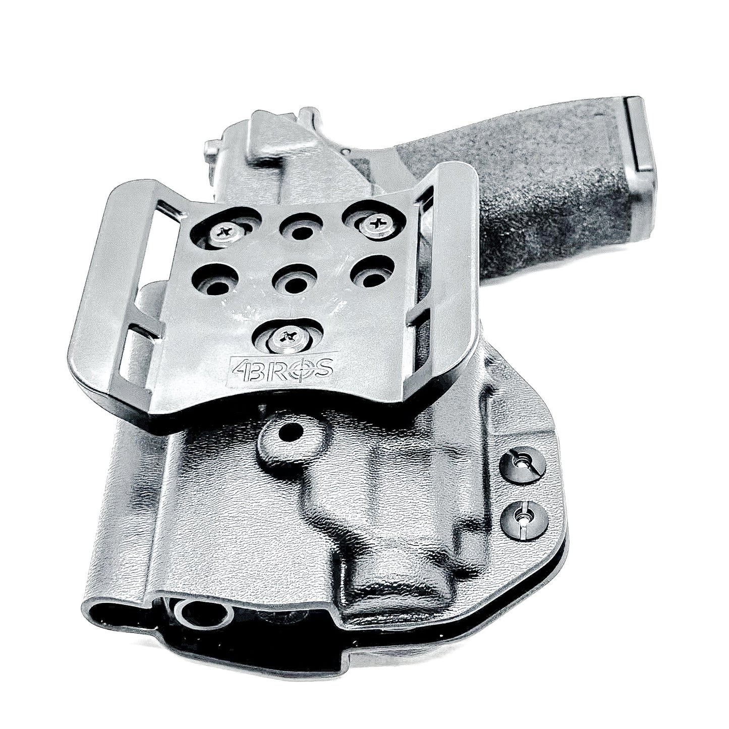 Outside Waistband OWB Holster for the Springfield Hellcat Pro pistol with the Streamlight TLR-8 Sub 1913 light from 4BROS Holsters