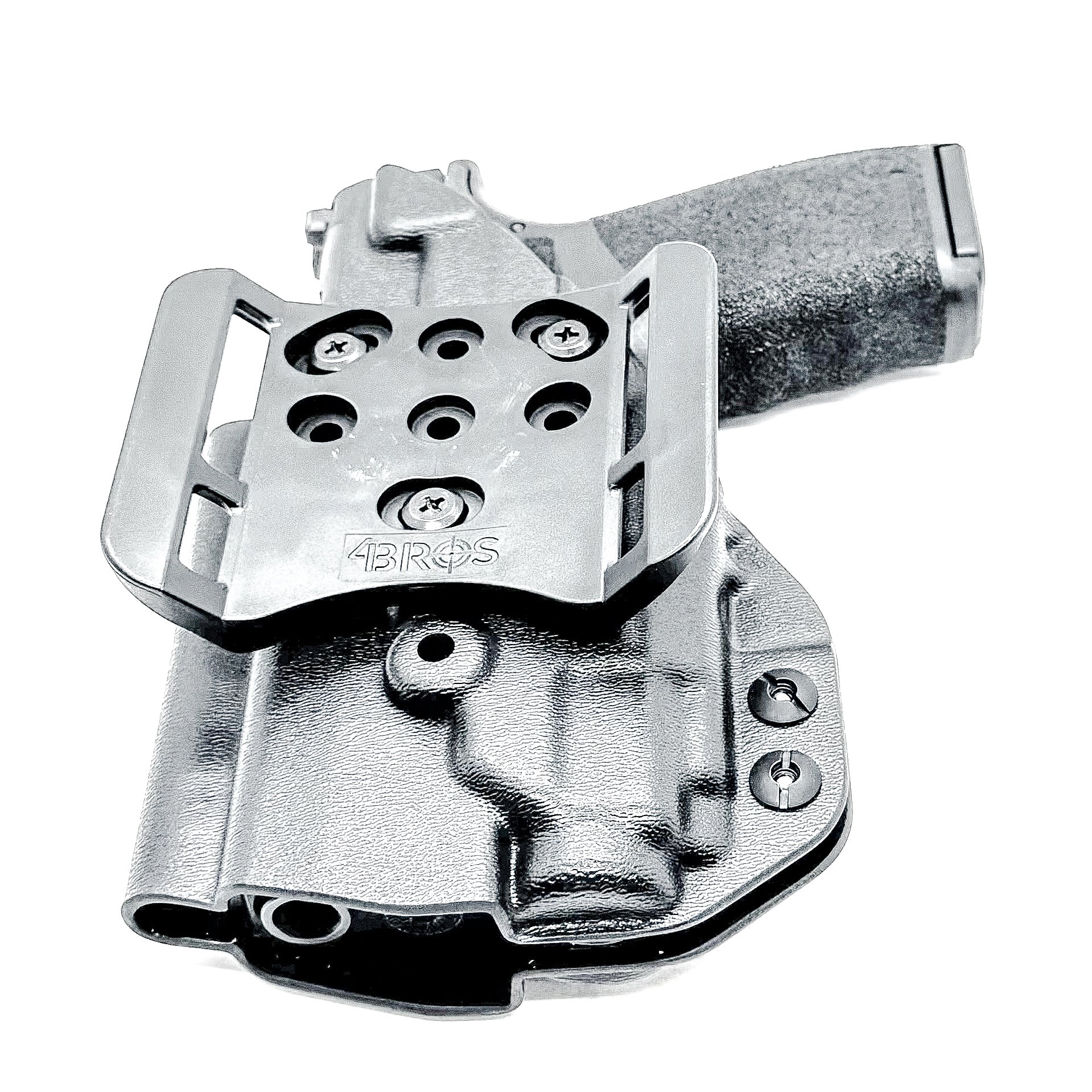 Outside Waistband OWB Holster for the Springfield Hellcat Pro pistol with the Streamlight TLR-8 Sub 1913 light from 4BROS Holsters