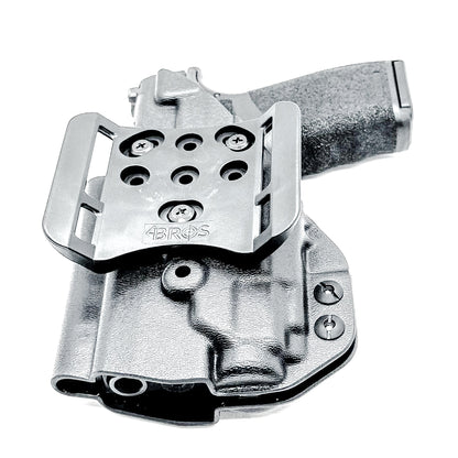 Outside Waistband OWB Holster for the Springfield Hellcat Pro pistol with the Streamlight TLR-8 Sub 1913 light from 4BROS Holsters