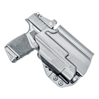 Outside Waistband Kydex Holster for the Springfield Hellcat Micro Compact  & Streamlight TLR-8 Sub from Four Brothers Holsters.