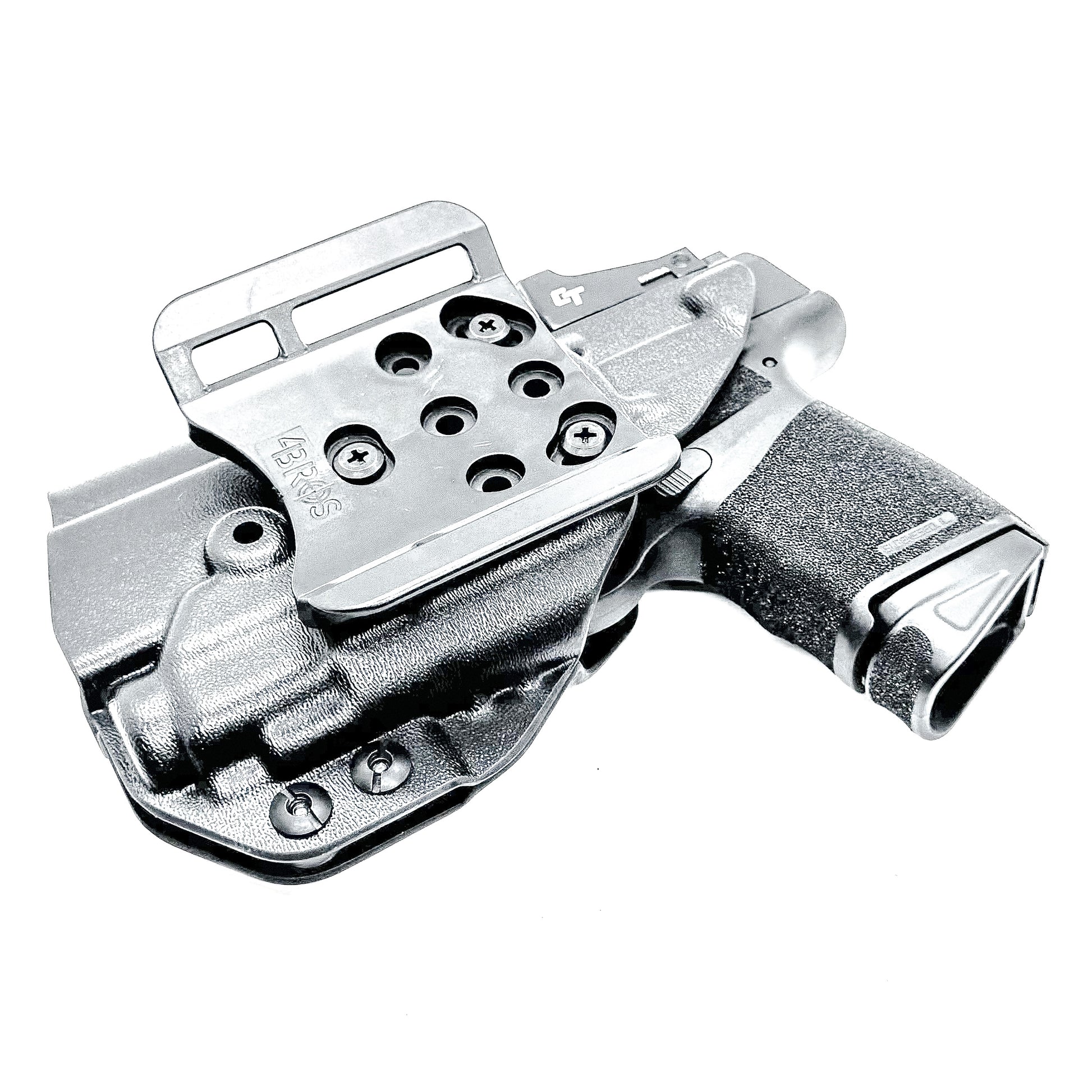 Outside Waistband Kydex Holster for the Springfield Hellcat Micro Compact  & Streamlight TLR-8 Sub from Four Brothers Holsters.