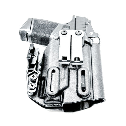 Inside Waistband Kydex Holster for the Springfield Hellcat Micro Compact  & Streamlight TLR-8 Sub from Four Brothers Holsters.