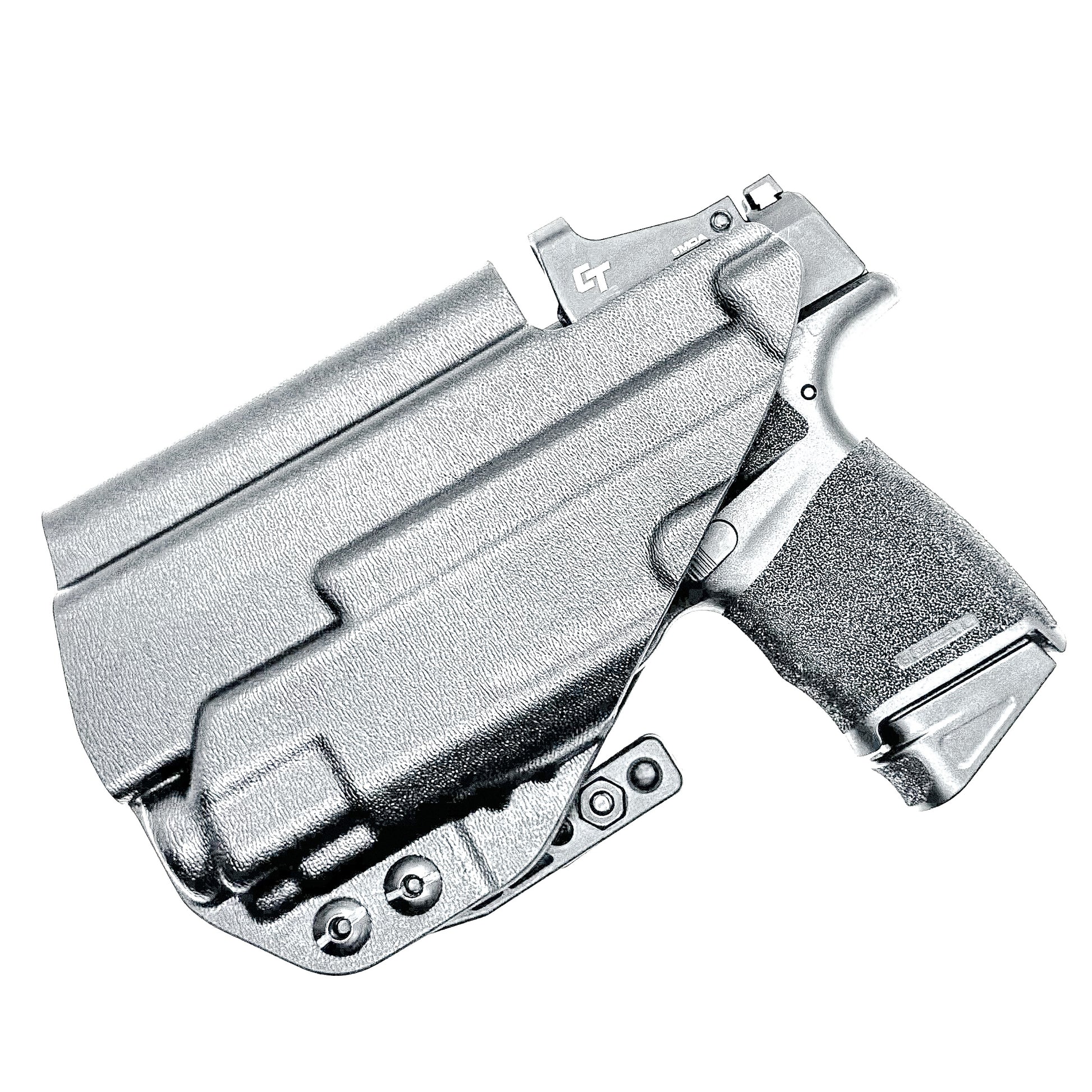 Inside Waistband Kydex Holster for the Springfield Hellcat Micro Compact  & Streamlight TLR-8 Sub from Four Brothers Holsters.