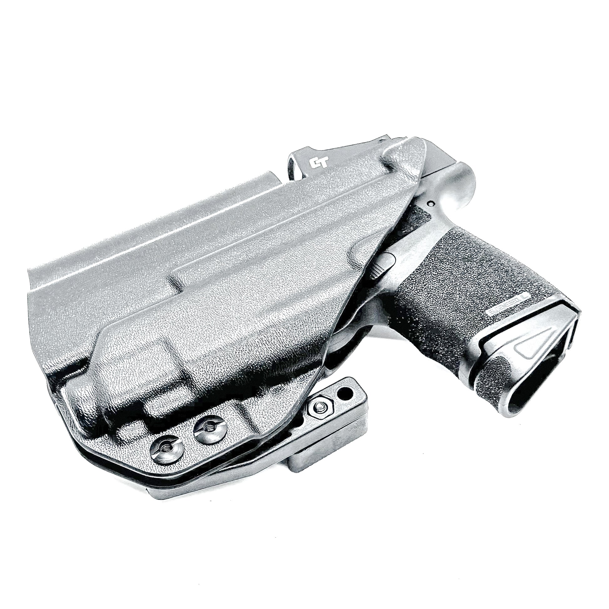Inside Waistband Kydex Holster for the Springfield Hellcat Micro Compact  & Streamlight TLR-8 Sub from Four Brothers Holsters.