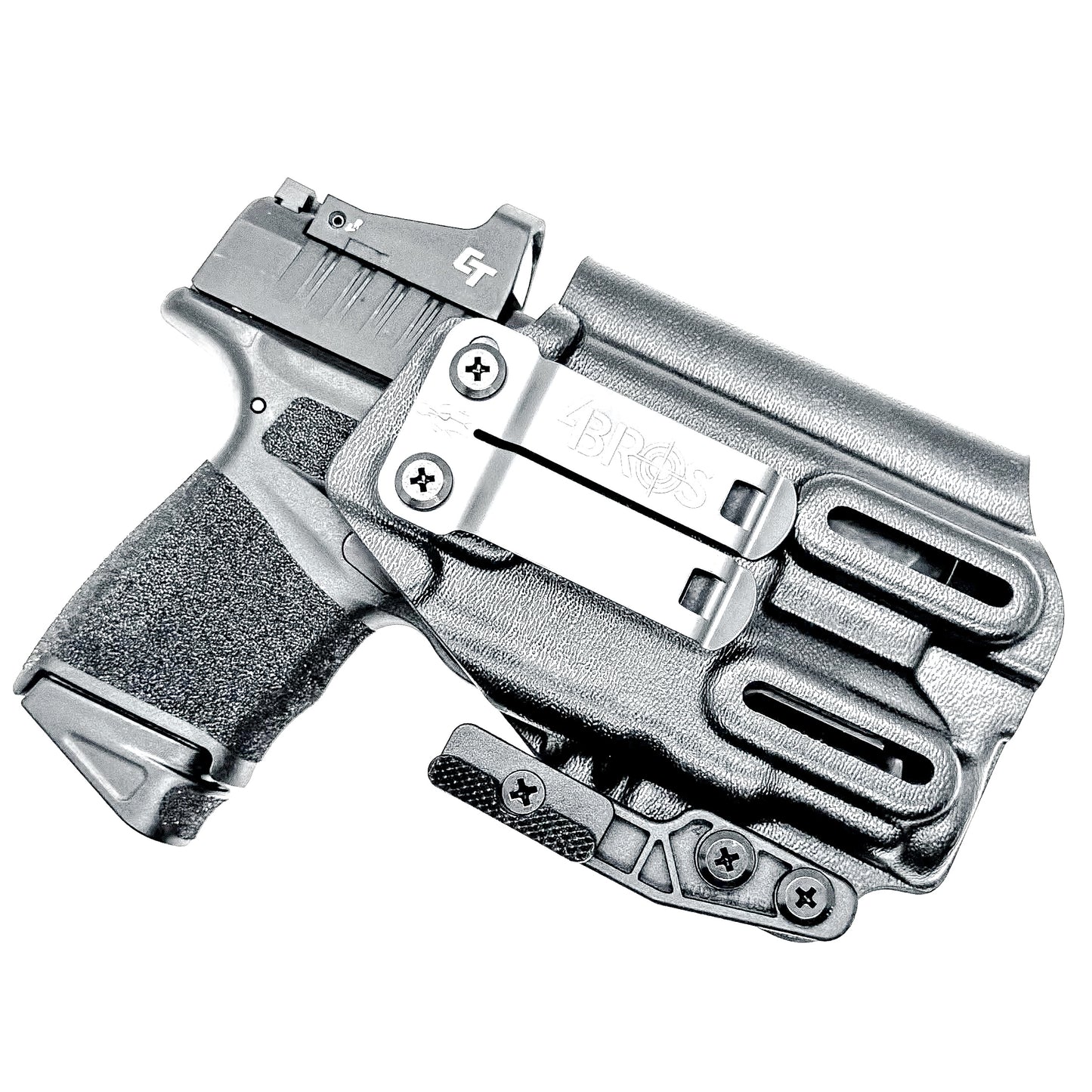 Springfield Hellcat IWB Inside Waistband holster for TLR-7 Sub 1913OS, TLR-7 X Sub & HL-X Sub. Fits Hellcat 9mm & .380 with adjustable retention.