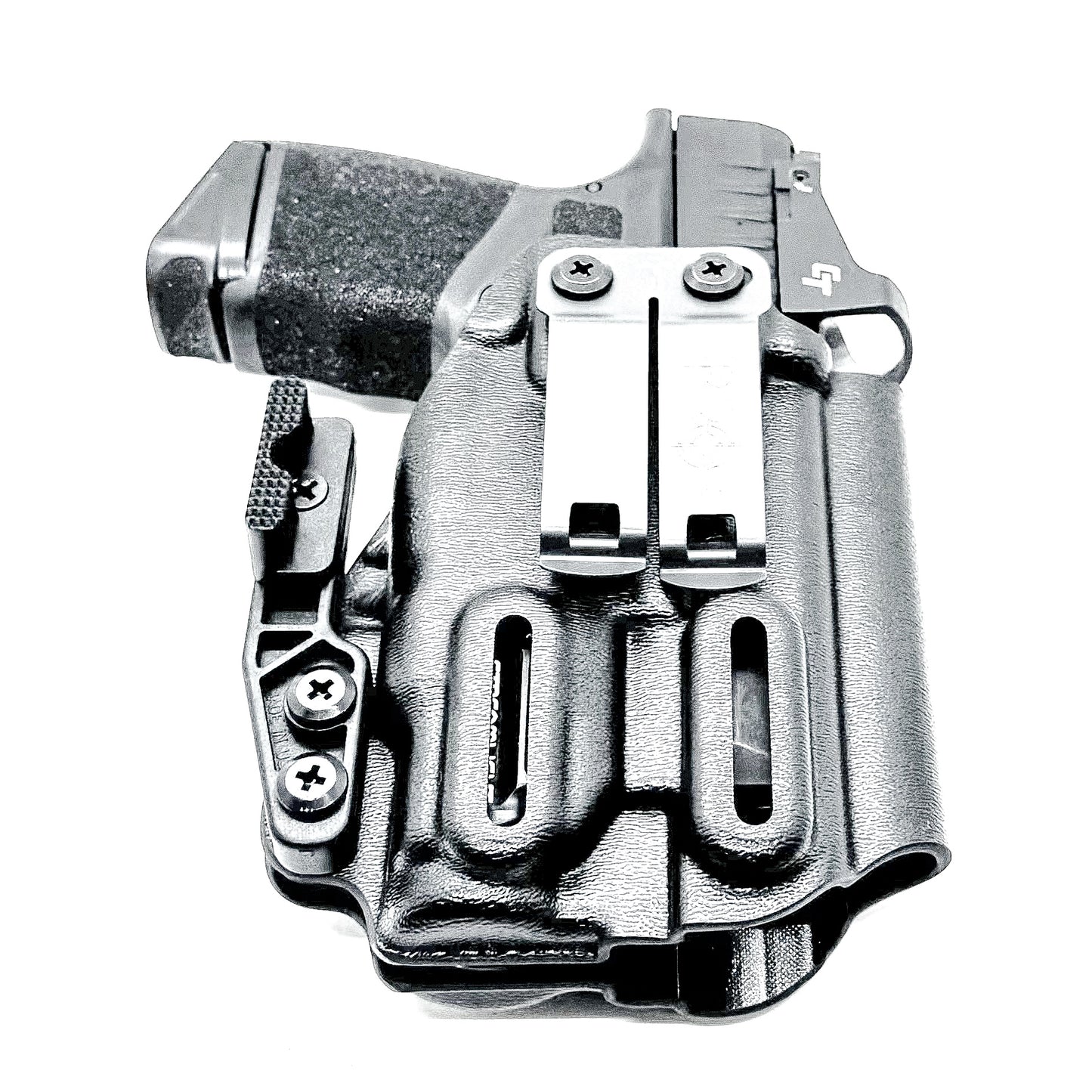 Springfield Hellcat IWB Inside Waistband holster for TLR-7 Sub 1913OS, TLR-7 X Sub & HL-X Sub. Fits Hellcat 9mm & .380 with adjustable retention.
