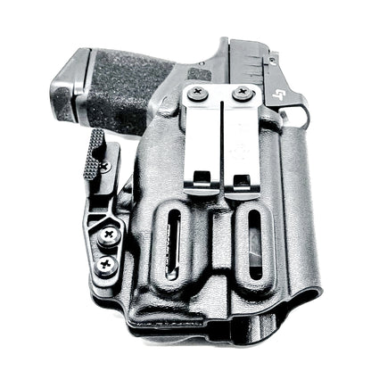 Springfield Hellcat IWB Inside Waistband holster for TLR-7 Sub 1913OS, TLR-7 X Sub & HL-X Sub. Fits Hellcat 9mm & .380 with adjustable retention.