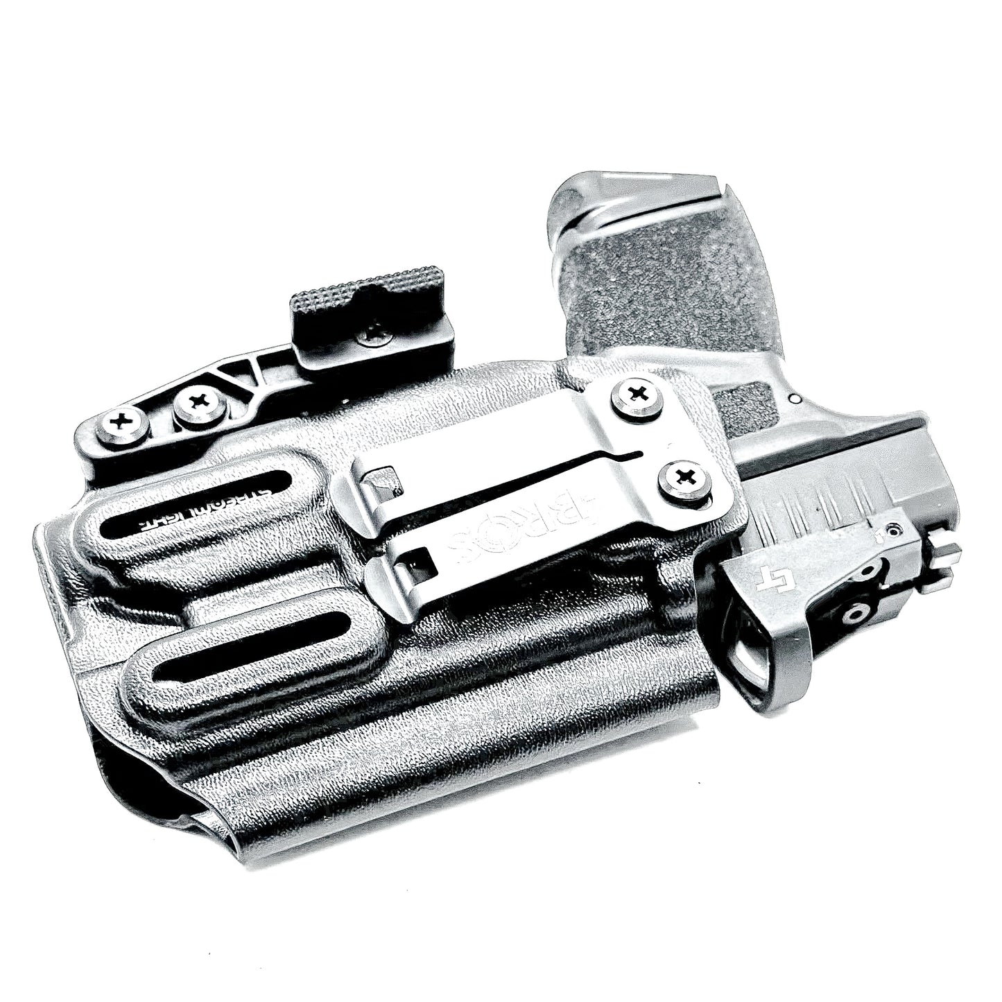 Springfield Hellcat IWB Inside Waistband holster for TLR-7 Sub 1913OS, TLR-7 X Sub & HL-X Sub. Fits Hellcat 9mm & .380 with adjustable retention.