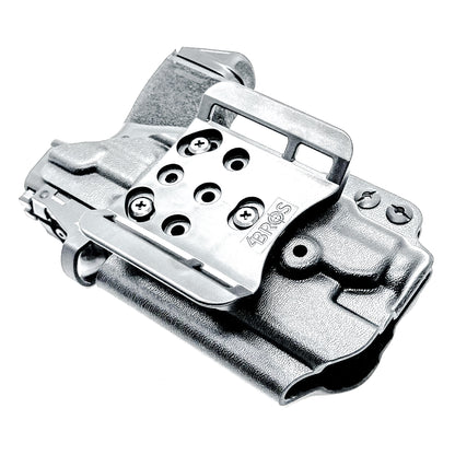 Springfield Hellcat OWB Outside Waistband holster for TLR-7 Sub 1913OS, TLR-7 X Sub & HL-X Sub. Fits Hellcat 9mm & .380 with adjustable retention.