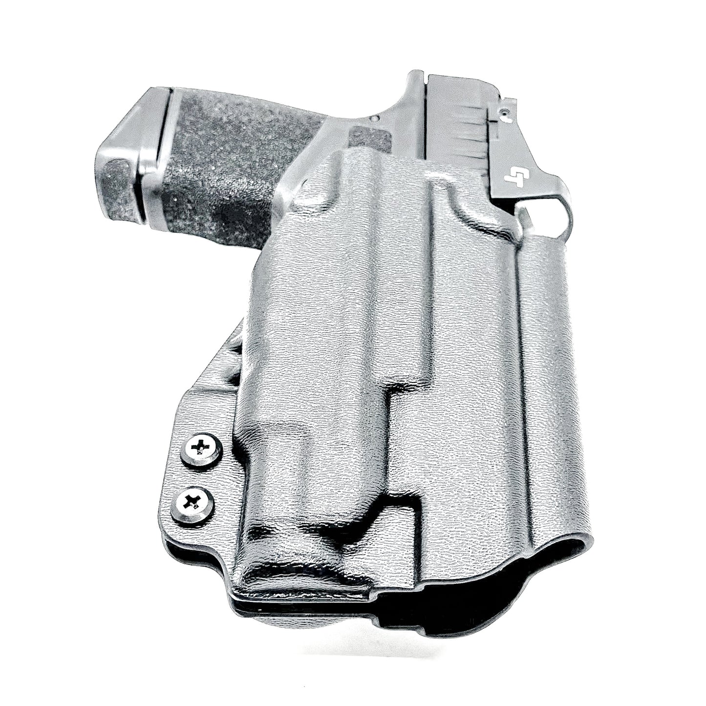 Springfield Hellcat OWB Outside Waistband holster for TLR-7 Sub 1913OS, TLR-7 X Sub & HL-X Sub. Fits Hellcat 9mm & .380 with adjustable retention.
