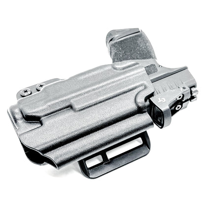 Springfield Hellcat OWB Outside Waistband holster for TLR-7 Sub 1913OS, TLR-7 X Sub & HL-X Sub. Fits Hellcat 9mm & .380 with adjustable retention.
