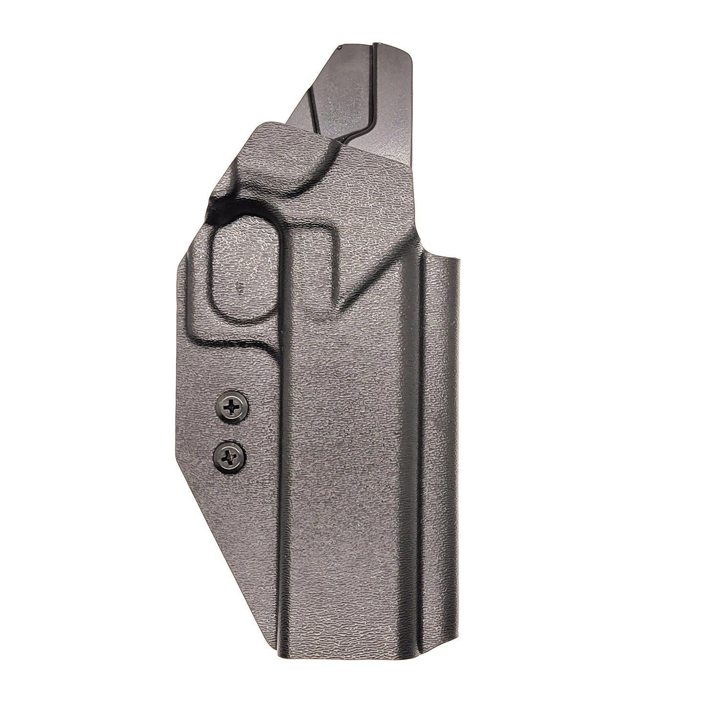 For the best Outside Waistband kydex Holster designed to fit the Springfield Armory 1911 DS Prodigy 5" & 4.25" with or without a red dot sight mounted to the pistol, shop to Four Brothers Holsters.  Full sweat guard, adjustable retention, minimal material, & smooth for reduced printing. Proudly made in the USA 