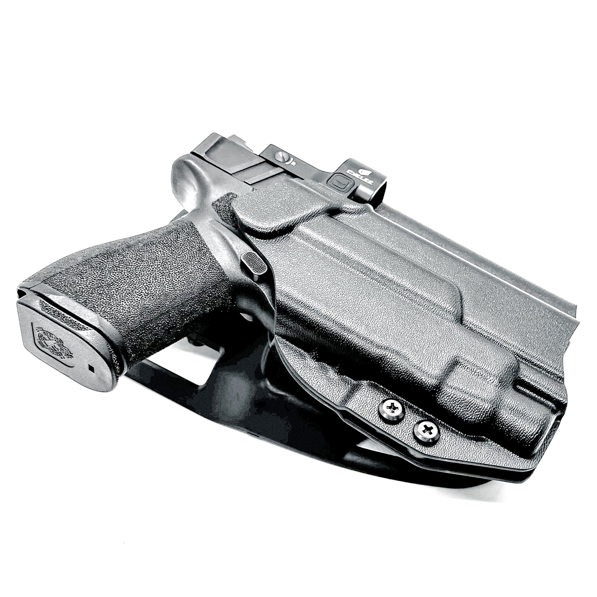 Springfield Echelon 4.0C & Streamlight TLR-7  HL-X OWB Duty & Competition holster. Optics-ready, .093 thick material, adjustable retention for USPSA and 3-Gun.