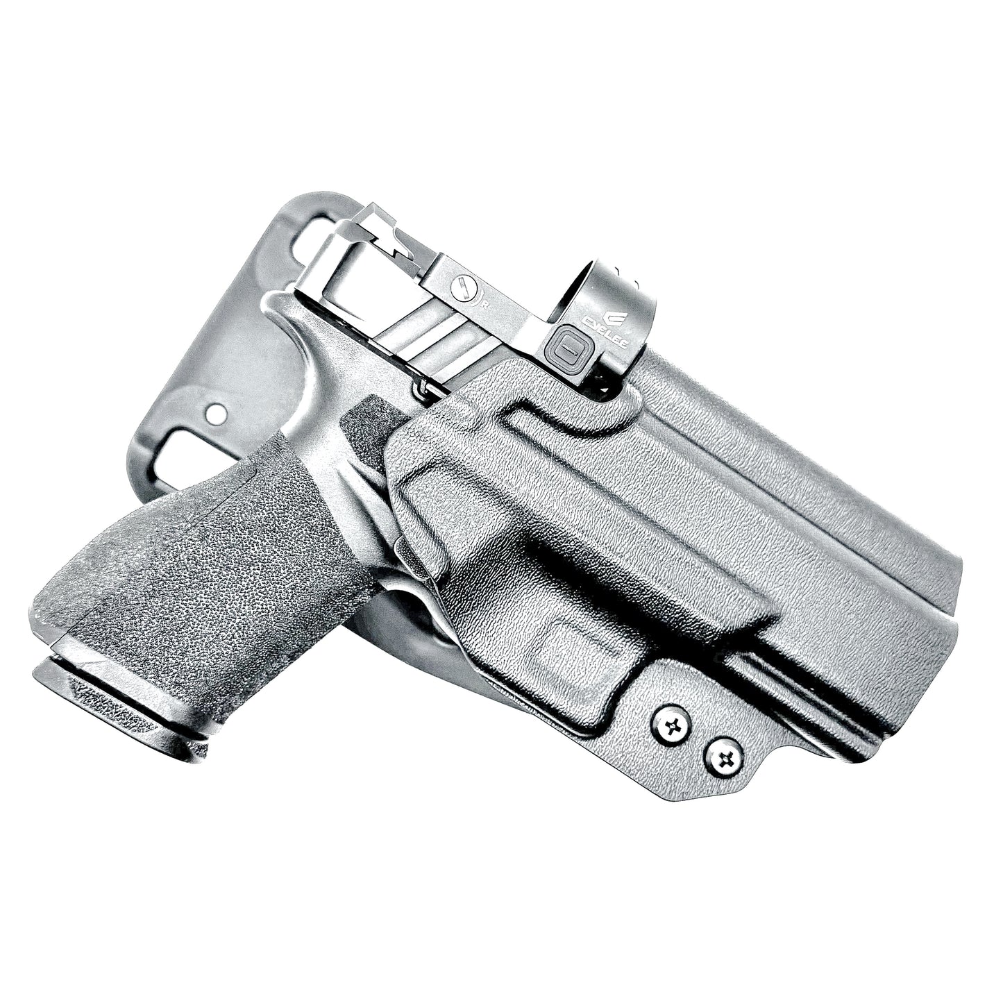 Springfield Echelon 4.0C and 4.0F light-duty & competition OWB holster for USPSA, 3-Gun, and Steel Challenge. Adjustable retention and durable .093” material
