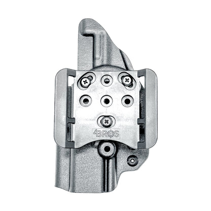 Black OWB Outside Waistband Holster for the Springfield Armory Echelon 4.0C Pistol with the 4BROS 1.5" Belt Slide.