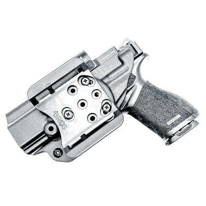 Black OWB Outside Waistband Holster for the Springfield Armory Echelon 4.0C Pistol with the 4BROS 1.5" Belt Slide.