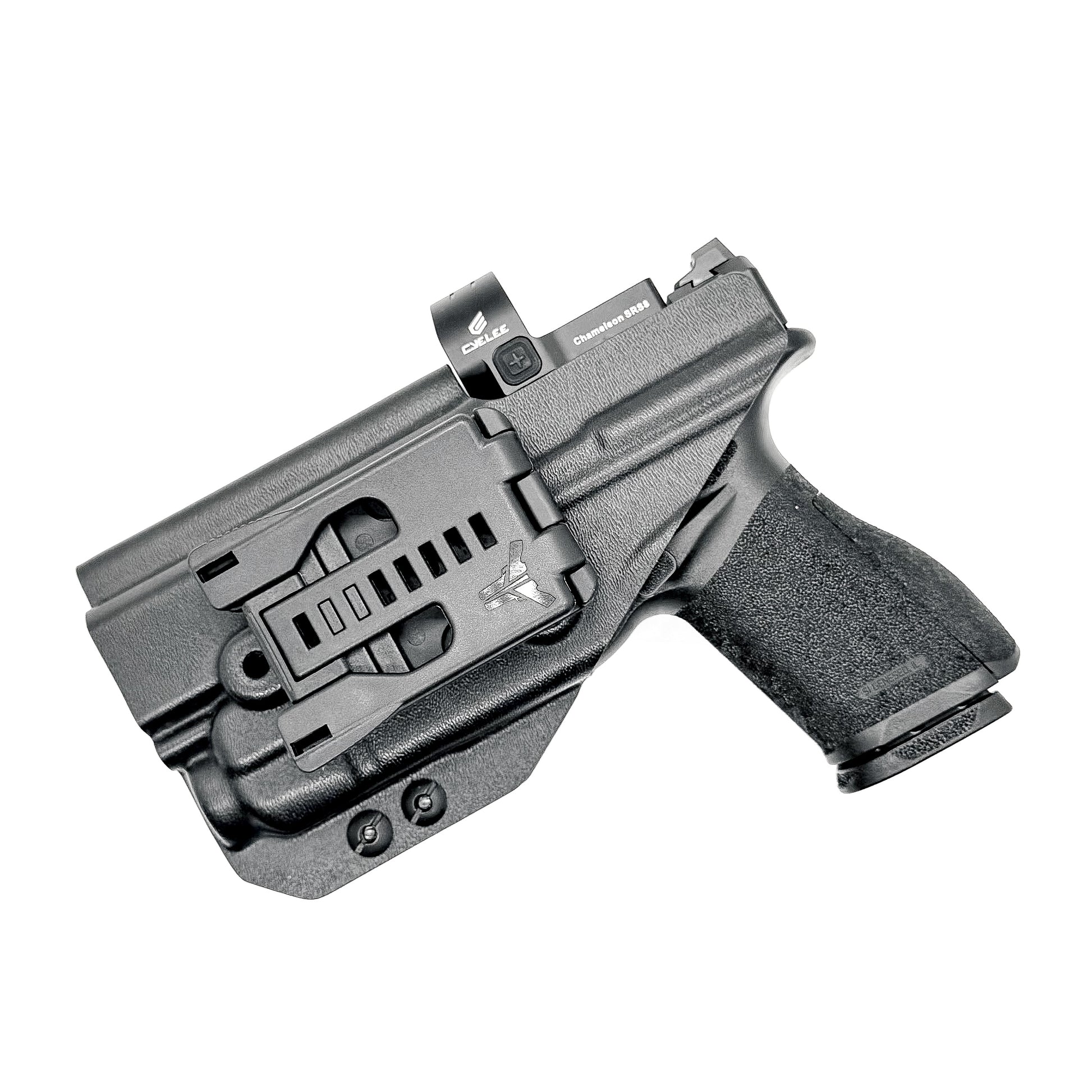 For the best Outside Waistband OWB holster for the Springfield Armory Echelon & Streamlight TLR-7 X or TLR-7 A, shop Four Brothers 4BROS Holsters. Made in USA.