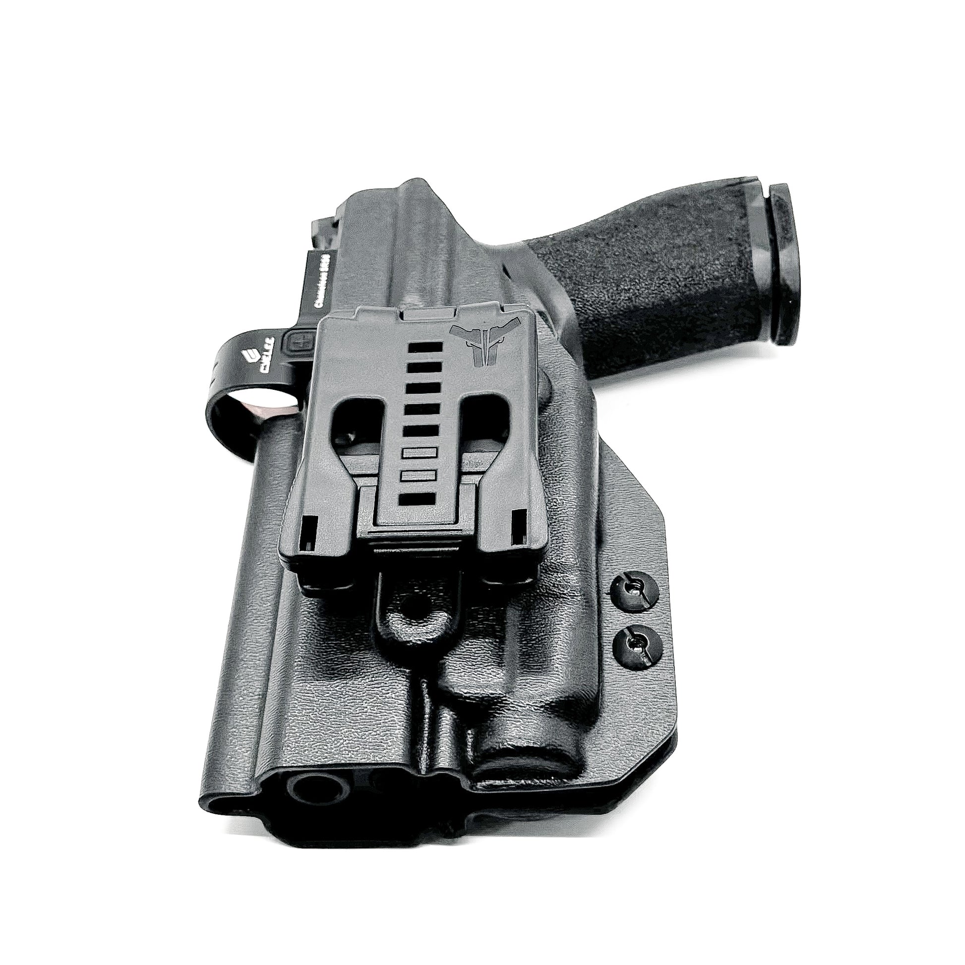 For the best Outside Waistband OWB holster for the Springfield Armory Echelon & Streamlight TLR-7 X or TLR-7 A, shop Four Brothers 4BROS Holsters. Made in USA.
