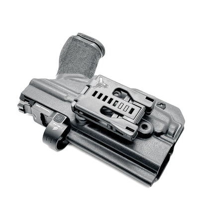 For the best Outside Waistband OWB holster for the Springfield Armory Echelon & Streamlight TLR-7 X or TLR-7 A, shop Four Brothers 4BROS Holsters. Made in USA.