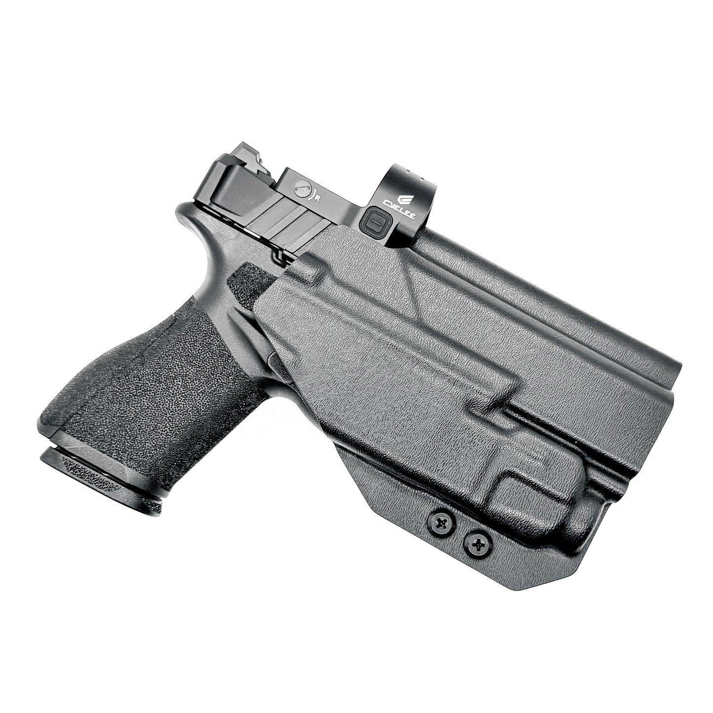 For the best Outside Waistband OWB holster for the Springfield Armory Echelon & Streamlight TLR-7 X or TLR-7 A, shop Four Brothers 4BROS Holsters. Made in USA.