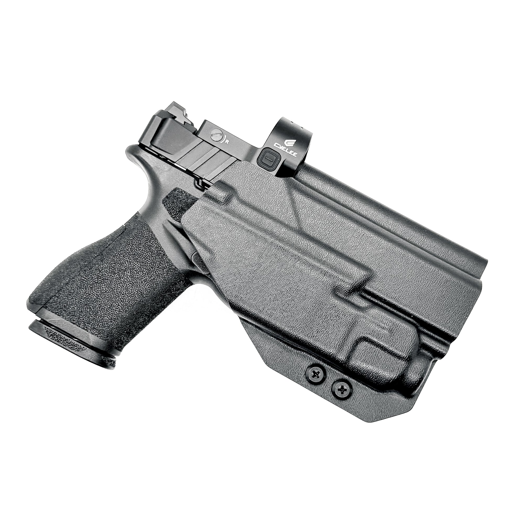 For the best Outside Waistband OWB holster for the Springfield Armory Echelon & Streamlight TLR-7 X or TLR-7 A, shop Four Brothers 4BROS Holsters. Made in USA.