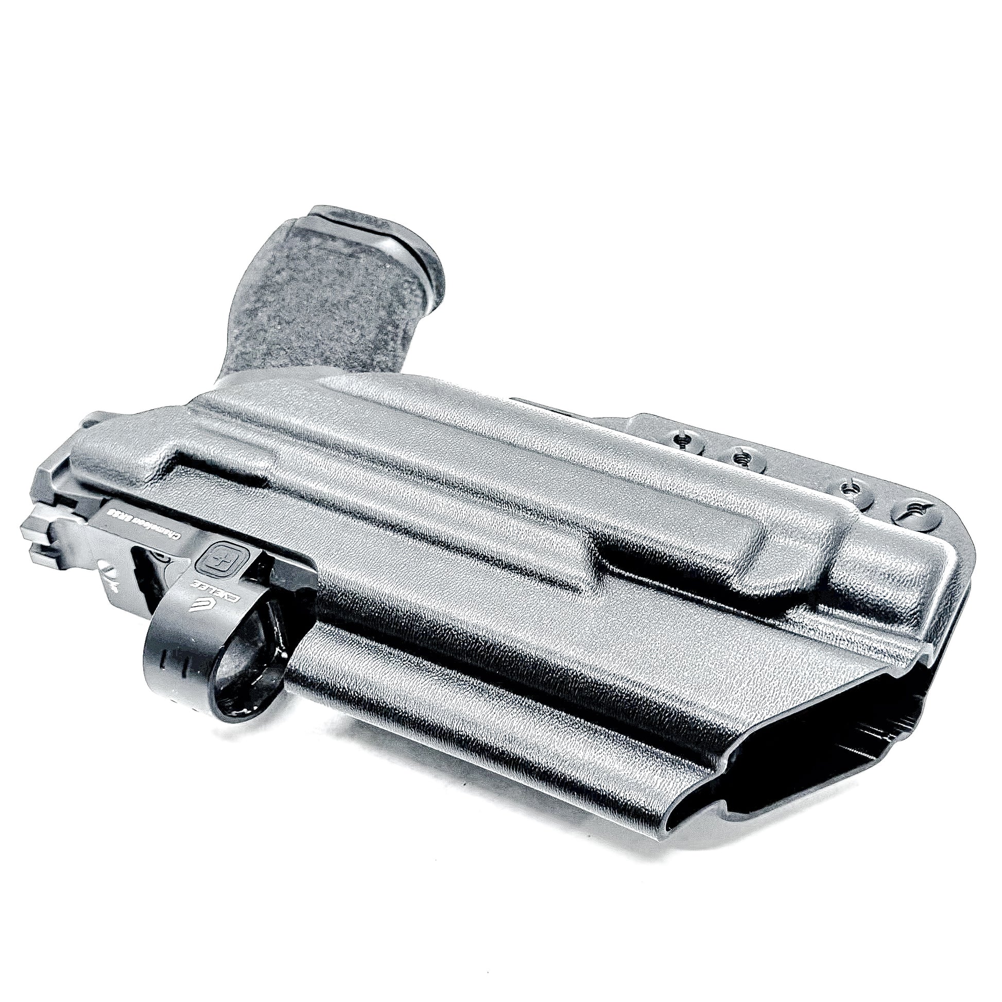 Springfield Echelon 4.0C IWB holster with Streamlight TLR-1 HL, black Kydex construction with DCC Monoblock and modwing.