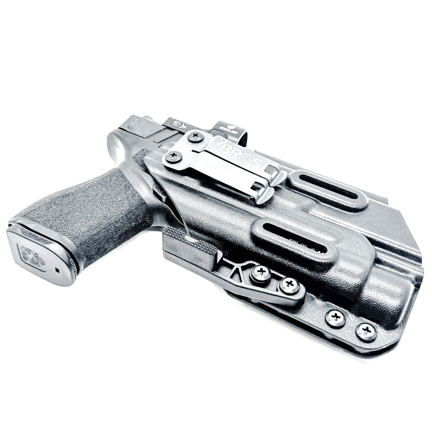 Springfield Echelon 4.0C IWB holster with Streamlight TLR-1 HL, black Kydex construction with DCC Monoblock and modwing.