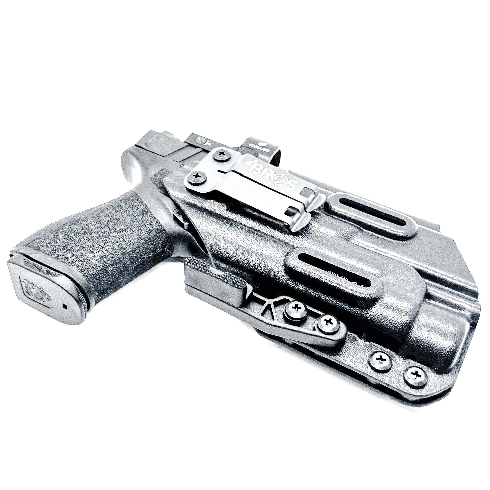 Springfield Echelon 4.0C IWB holster with Streamlight TLR-1 HL, black Kydex construction with DCC Monoblock and modwing.