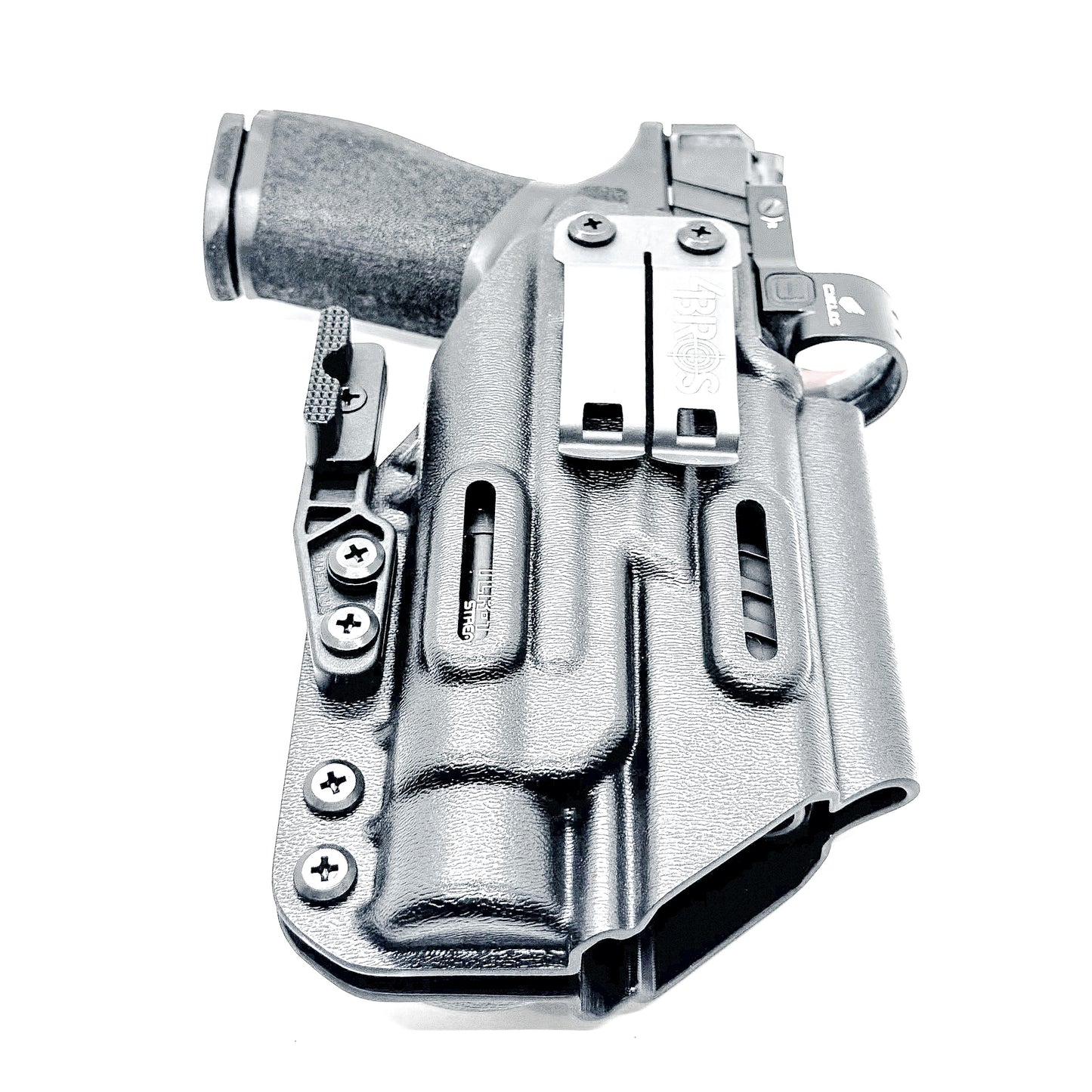 Springfield Echelon 4.0C IWB holster with Streamlight TLR-1 HL, black Kydex construction with DCC Monoblock and modwing.