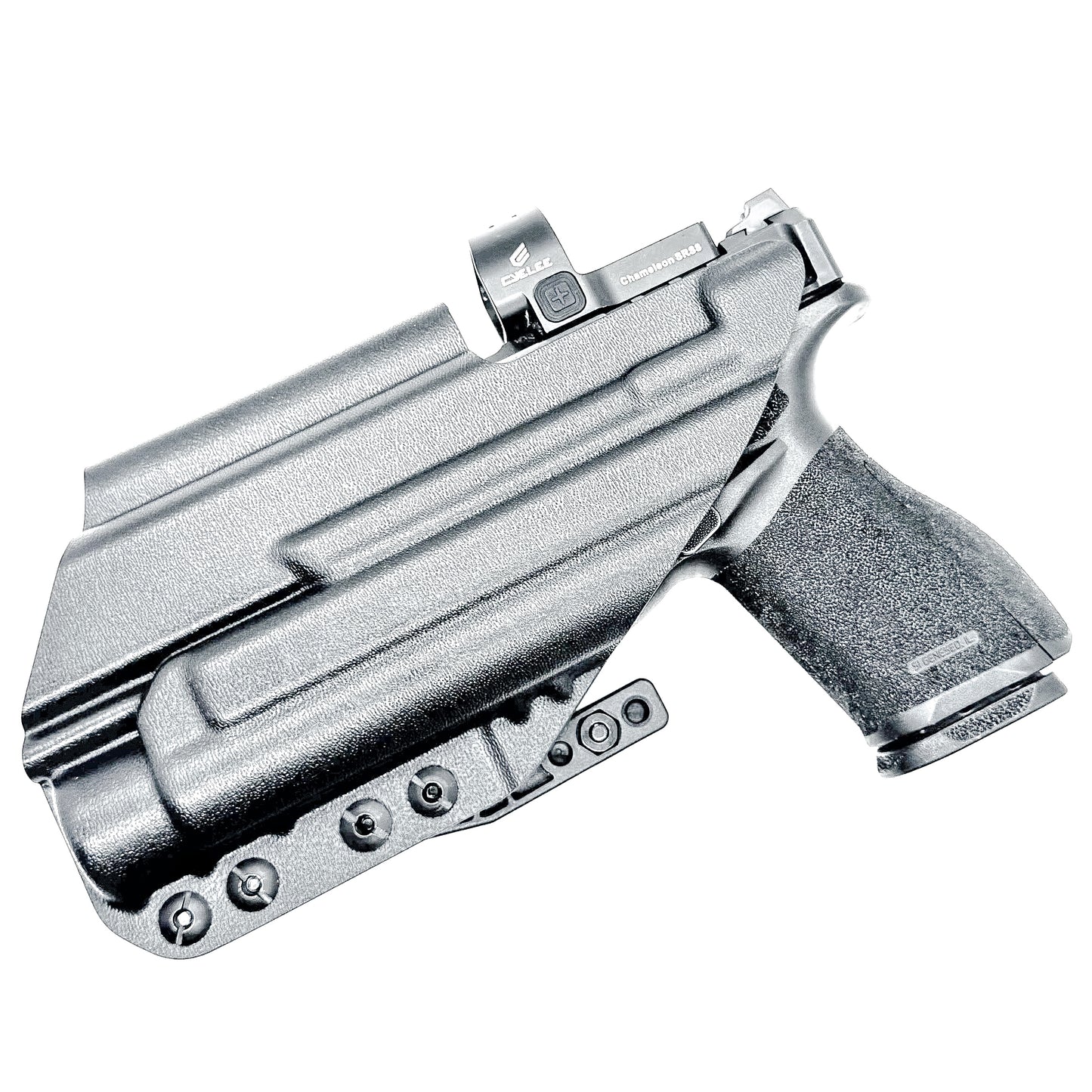 Springfield Echelon 4.0C IWB holster with Streamlight TLR-1 HL, black Kydex construction with DCC Monoblock and modwing.