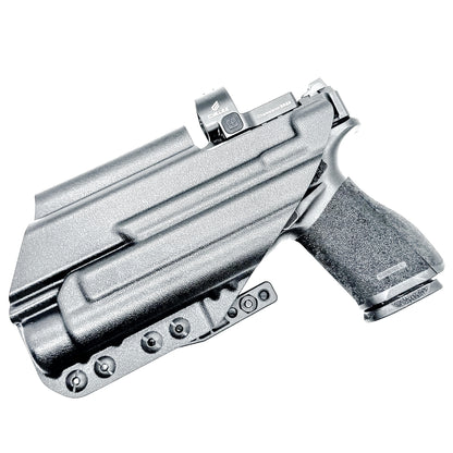 Springfield Echelon 4.0C IWB holster with Streamlight TLR-1 HL, black Kydex construction with DCC Monoblock and modwing.