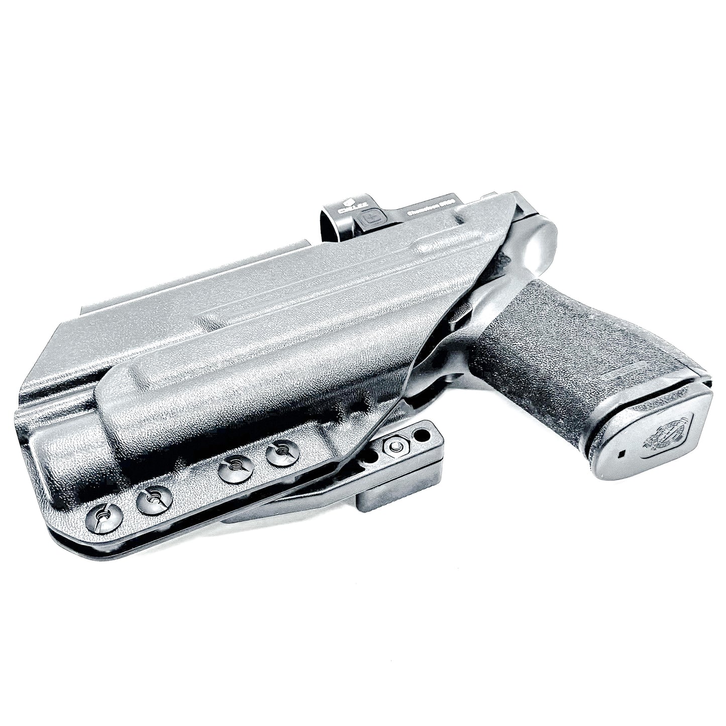 Springfield Echelon 4.0C IWB holster with Streamlight TLR-1 HL, black Kydex construction with DCC Monoblock and modwing.