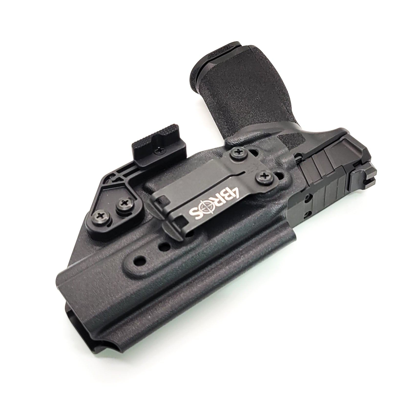 For the best Kydex IWB Inside Waistband Holster designed to fit the Springfield Armory Echelon with or without a red dot sight mounted to the pistol, look to Four Brothers.  Full sweat guard, adjustable retention, minimal material, and smooth edges to reduce printing. Made in the USA by veterans and law enforcement. 