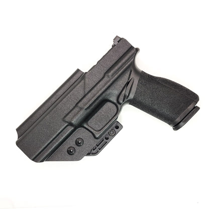 For the best Kydex IWB Inside Waistband Holster designed to fit the Springfield Armory Echelon with or without a red dot sight mounted to the pistol, look to Four Brothers.  Full sweat guard, adjustable retention, minimal material, and smooth edges to reduce printing. Made in the USA by veterans and law enforcement. 