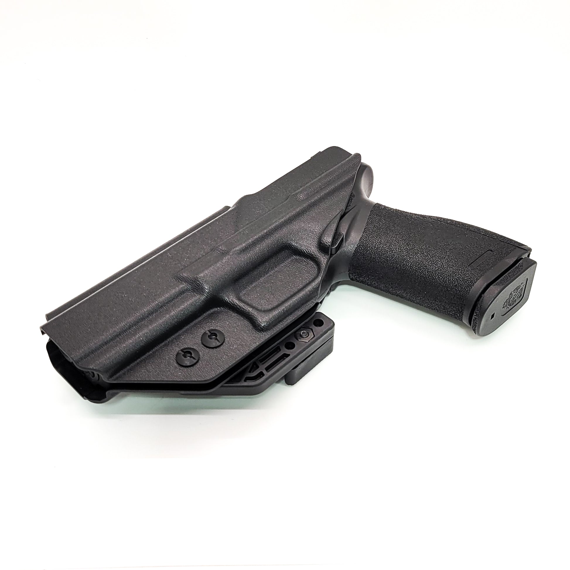 For the best Kydex IWB Inside Waistband Holster designed to fit the Springfield Armory Echelon with or without a red dot sight mounted to the pistol, look to Four Brothers.  Full sweat guard, adjustable retention, minimal material, and smooth edges to reduce printing. Made in the USA by veterans and law enforcement. 