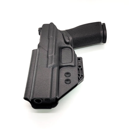 For the best Kydex IWB Inside Waistband Holster designed to fit the Springfield Armory Echelon with or without a red dot sight mounted to the pistol, look to Four Brothers.  Full sweat guard, adjustable retention, minimal material, and smooth edges to reduce printing. Made in the USA by veterans and law enforcement. 