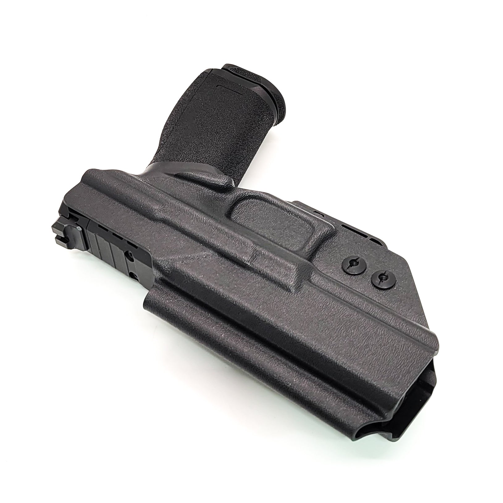 For the best Kydex IWB Inside Waistband Holster designed to fit the Springfield Armory Echelon with or without a red dot sight mounted to the pistol, look to Four Brothers.  Full sweat guard, adjustable retention, minimal material, and smooth edges to reduce printing. Made in the USA by veterans and law enforcement. 